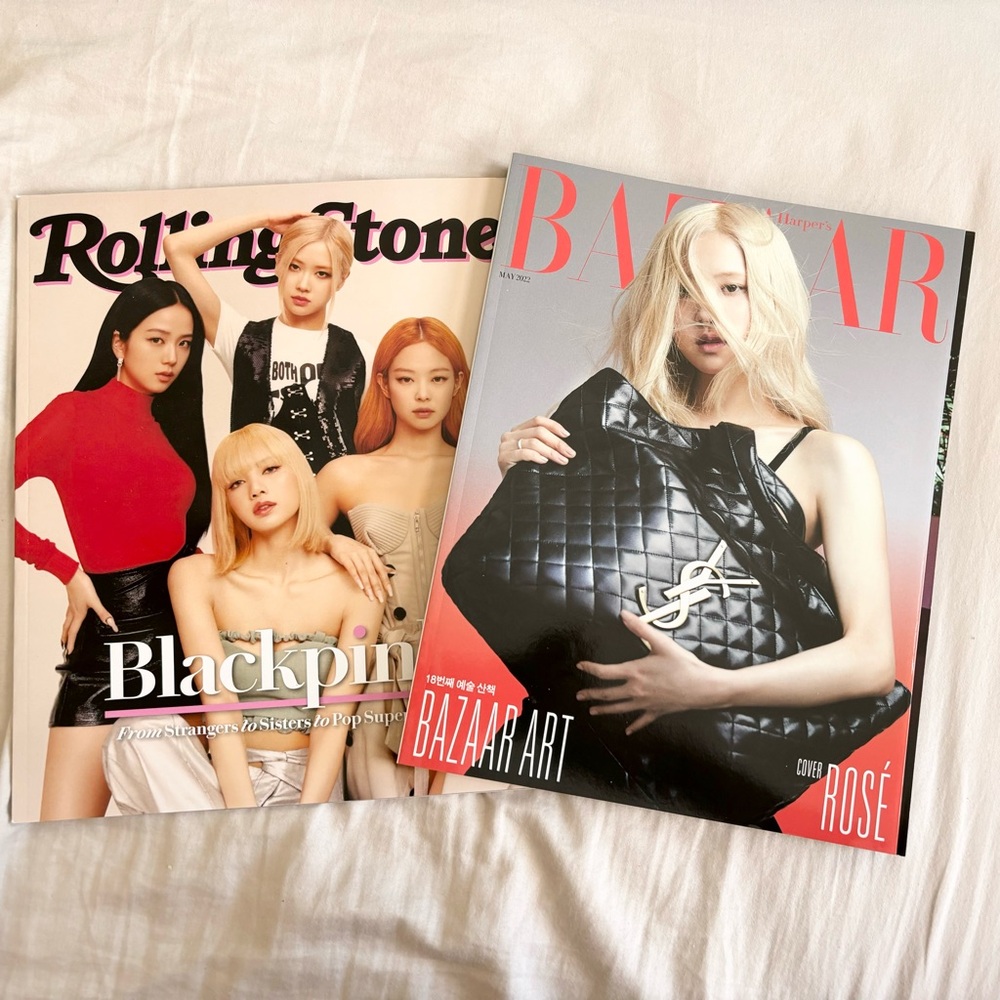 Blackpink and Rose magazine bundle